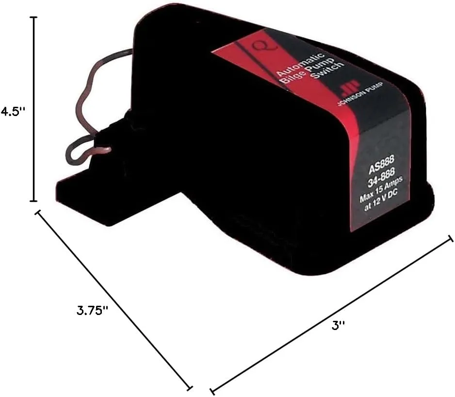 Johnson Pump 26014 AS888 Automatic Float Switch