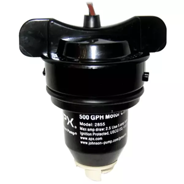 Johnson Pump - 28552 - Cartridge Pump Replacement Motor, Black One Size