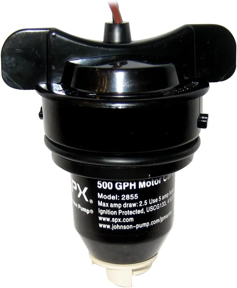 Johnson Pump - 28552 - Cartridge Pump Replacement Motor, Black One Size