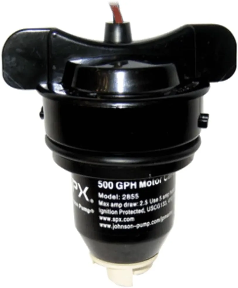 Johnson Pump - 28552 - Cartridge Pump Replacement Motor, Black One Size