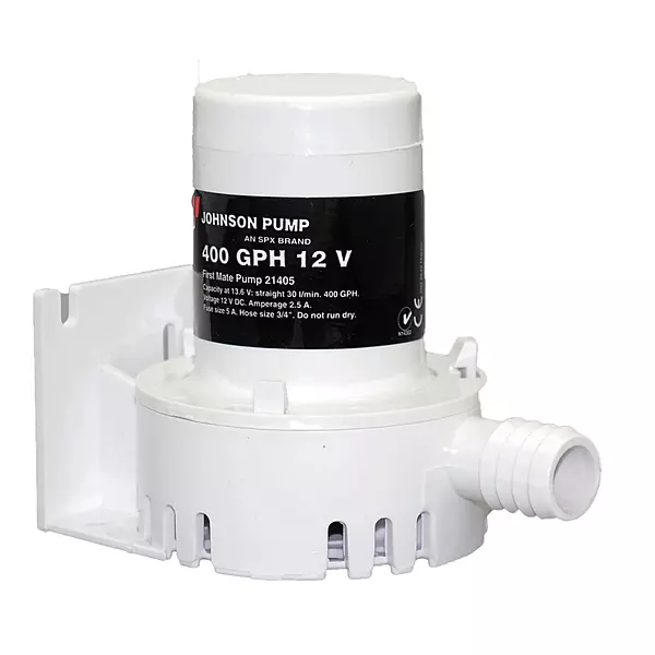 Johnson Pump 400 GPH 12V Bilge Pump - Barbed Port