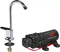 Johnson Pumps 61123 1.1 WPS/Faucet Combo, 12V, 15-Inch, Chrome