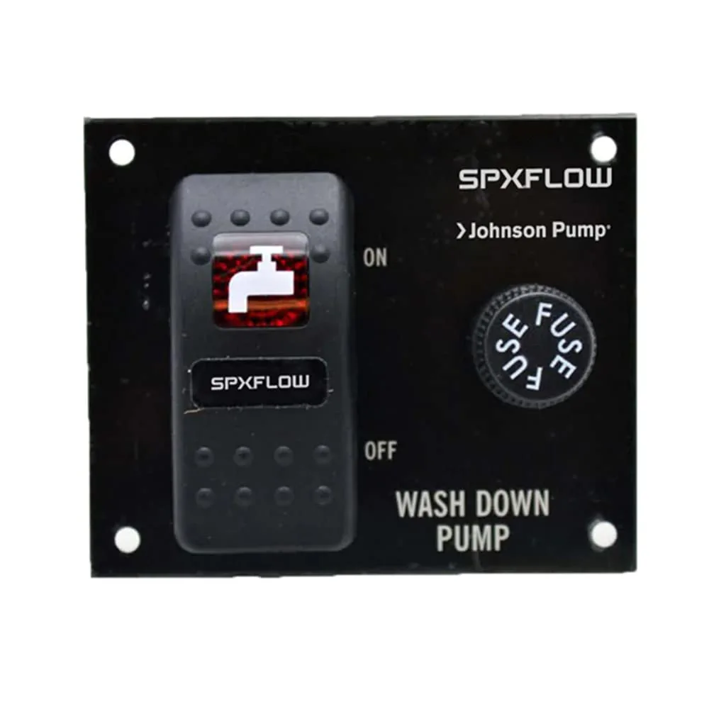 JOHNSON PUMP - SPX FLOW 82024 Wash Down Panel Switch, Black