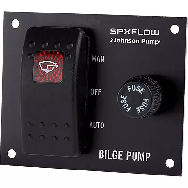 Johnson Pumps 82044 Bilge Pump 3-Way 12V Panel Switch