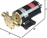 Johnson Pumps 10-24690-18 Rogue Ballast Pump 13.5 Gpm 12V, Black