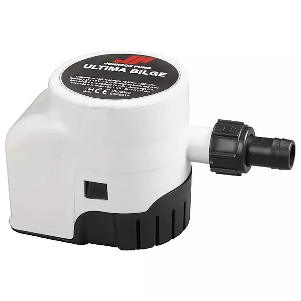 Johnson Pumps 32-47261-002 1250 GPH Ultima Bilge Pump, 12V