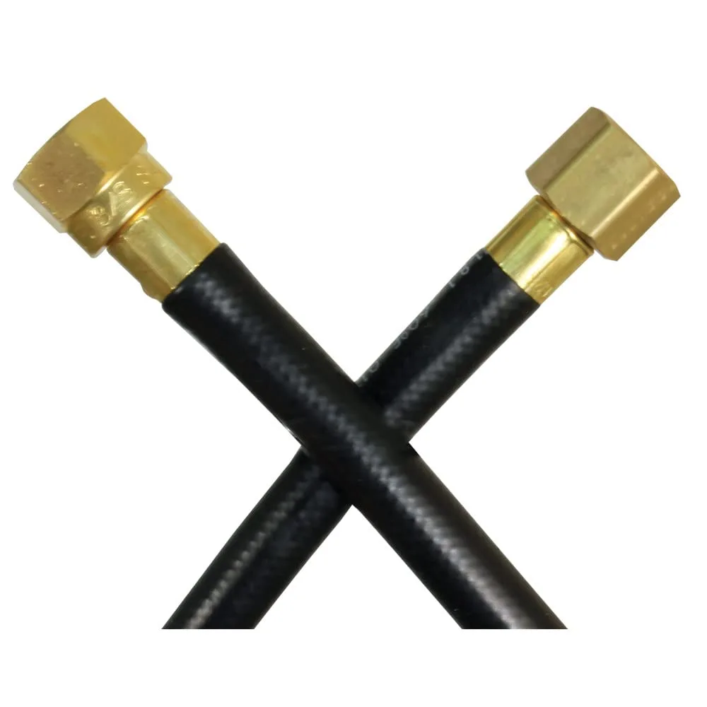 JR Products OEM LP Supply Hose 1/4" ID Rubber, Black