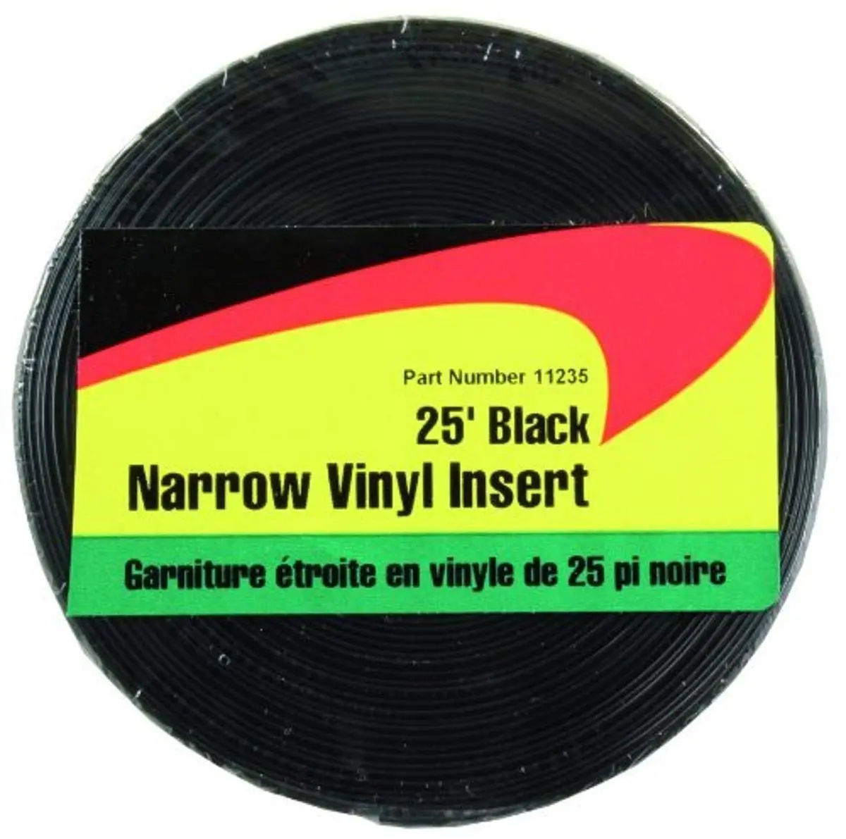 JR Products Narrow Vinyl Insert, 25 Foot, 3/4 Inch