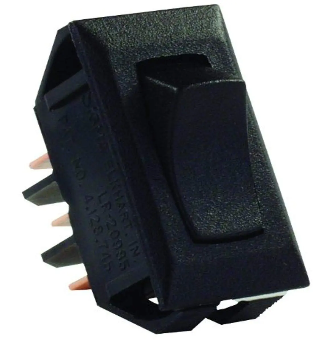 JR Products 12625 Black SPDT On/On Switch 1 Count (Pack of 1)