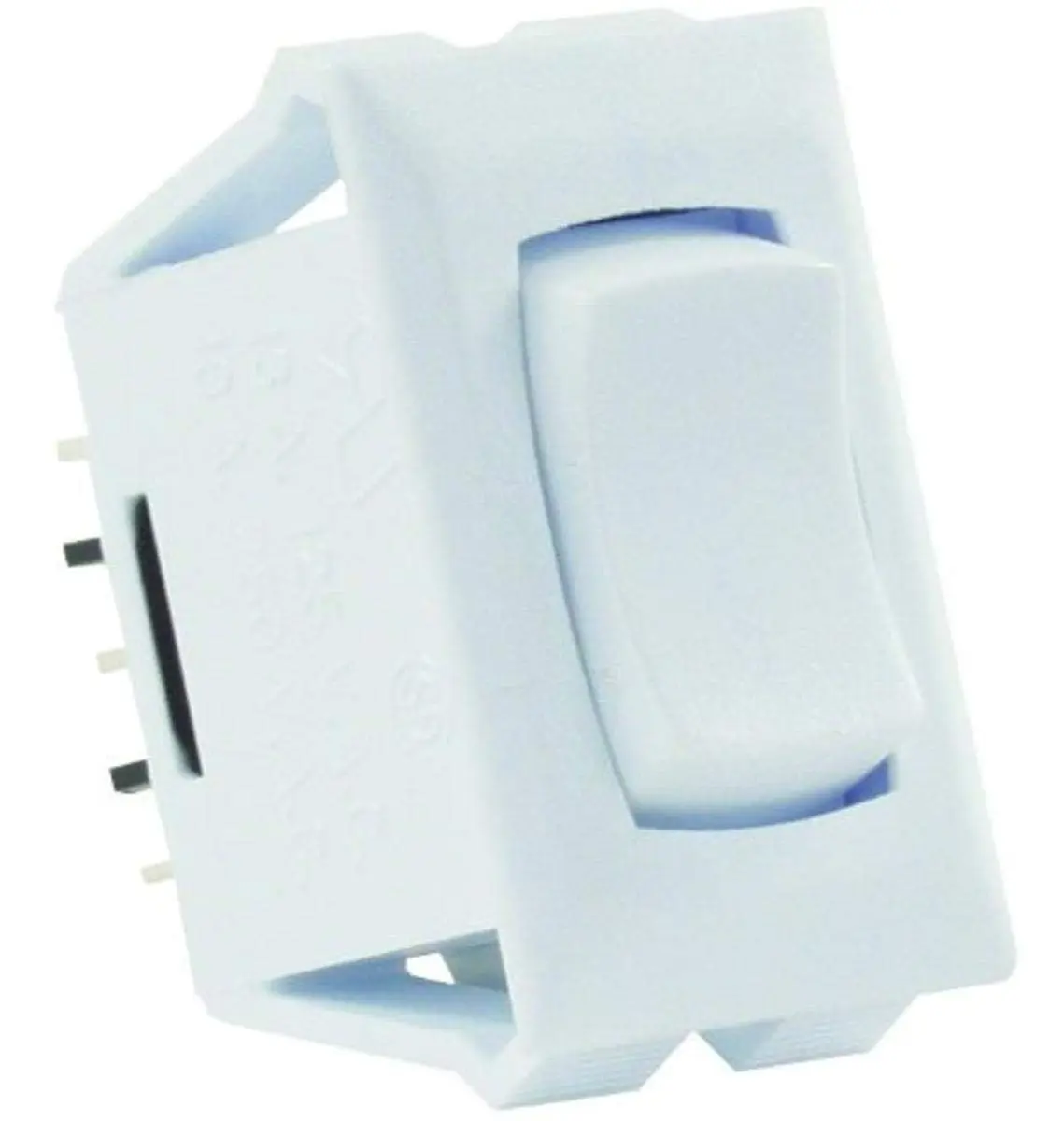 JR Products SPDT Mom-On/Off/Mom-On Panel-Mount Toggle Switch