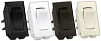 JR Products 13391-5 Polar White 12V Unlabeled On/Off Switch