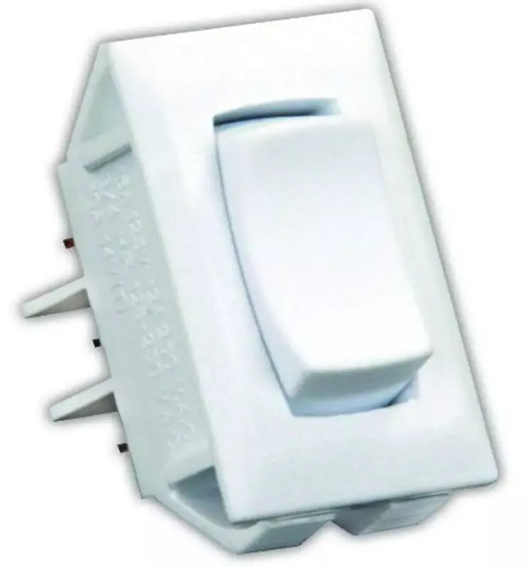 JR Products 13435 On/Off/On Switch - White