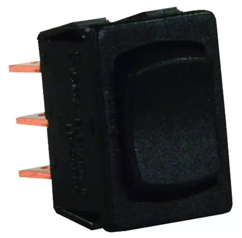JR Products 13445 Mini Mom-On/Off/Mom-On Switch - Black