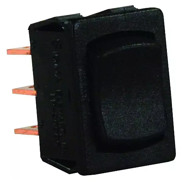 JR Products 13445 Mini Mom-On/Off/Mom-On Switch - Black