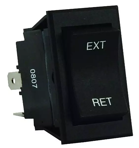 JR Products 13635 5th Wheel/Tongue Jack Switch,Black 1 1 Count (Pack of 1)