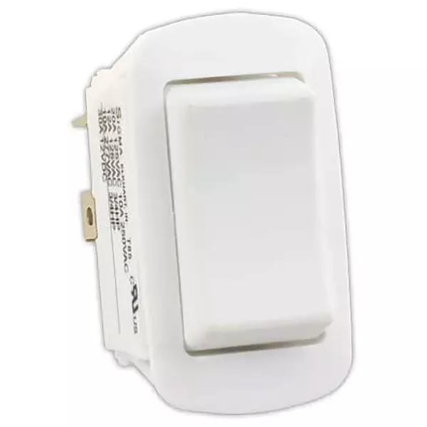 JR Products 13995 White Water Resistant Momentary-On/Off/Momentary-On Reversing Switch