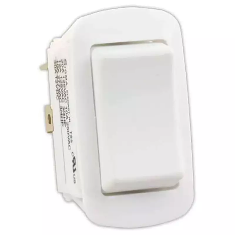 JR Products 13995 White Water Resistant Momentary-On/Off/Momentary-On Reversing Switch