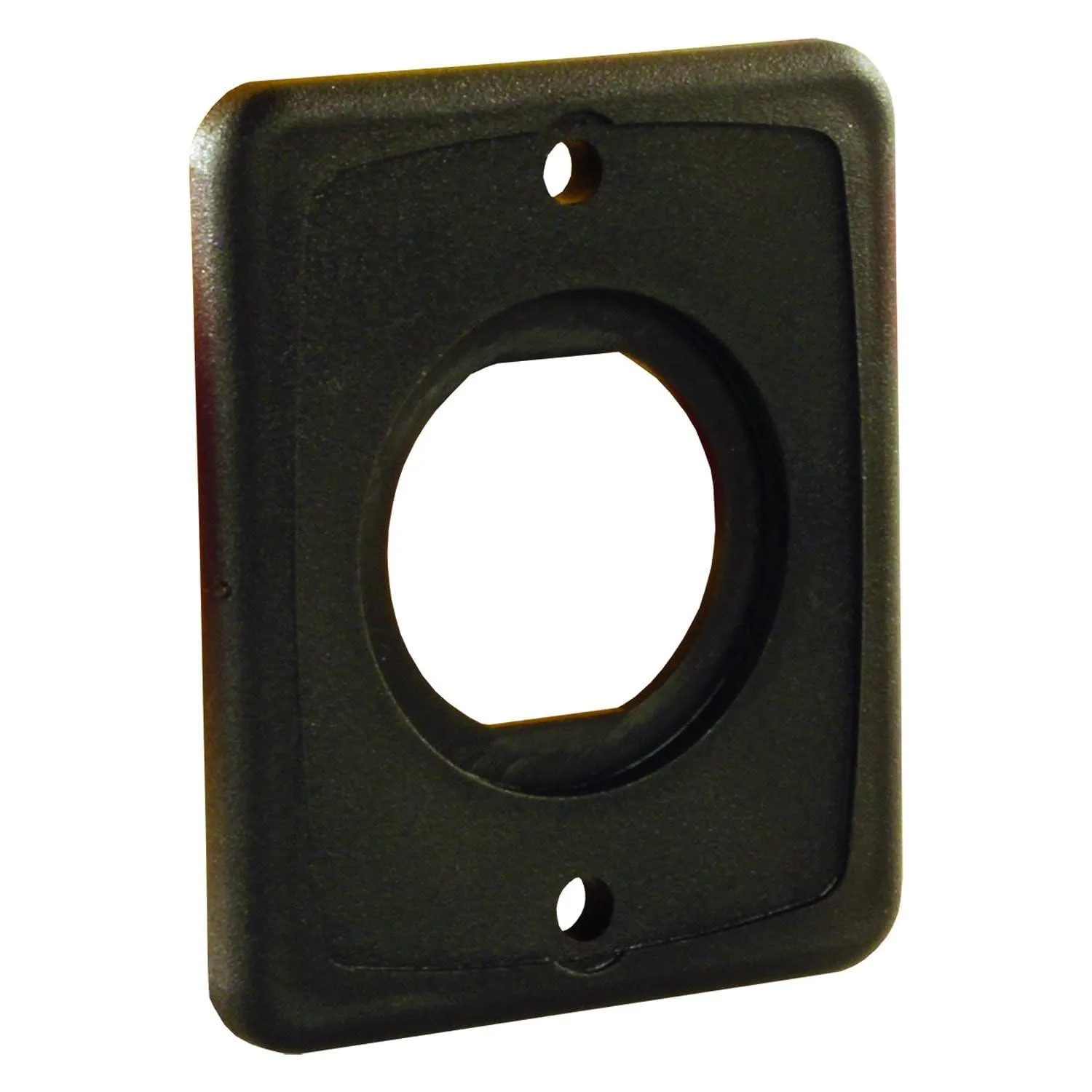 JR Products 15155 12V/USB Mounting Plate - Single Port,Black