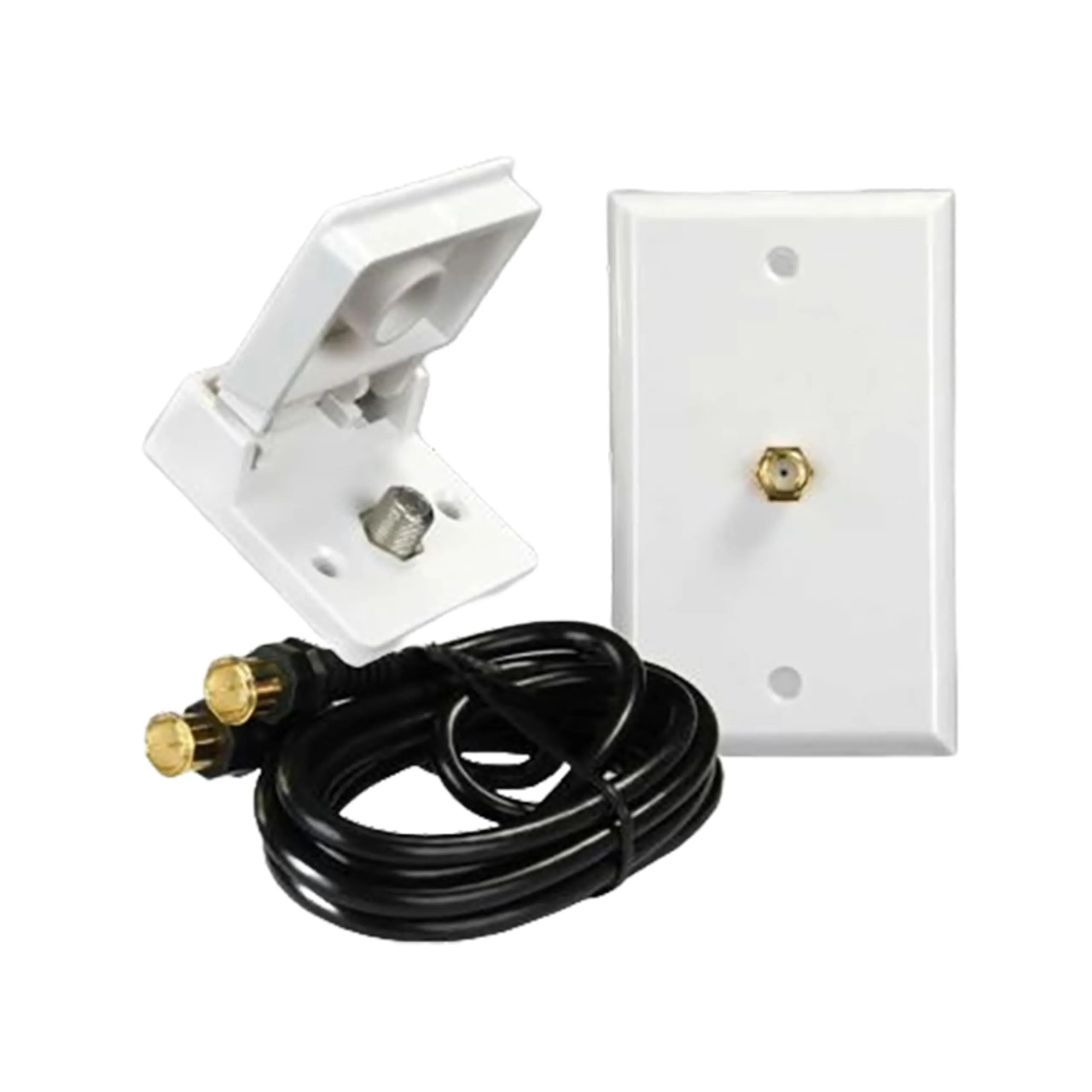 JR Products 47815 Interior/Exterior TV Installation Kit,White