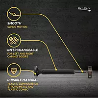 JR Products 70555 Cabinet Door Strut - Plastic 1