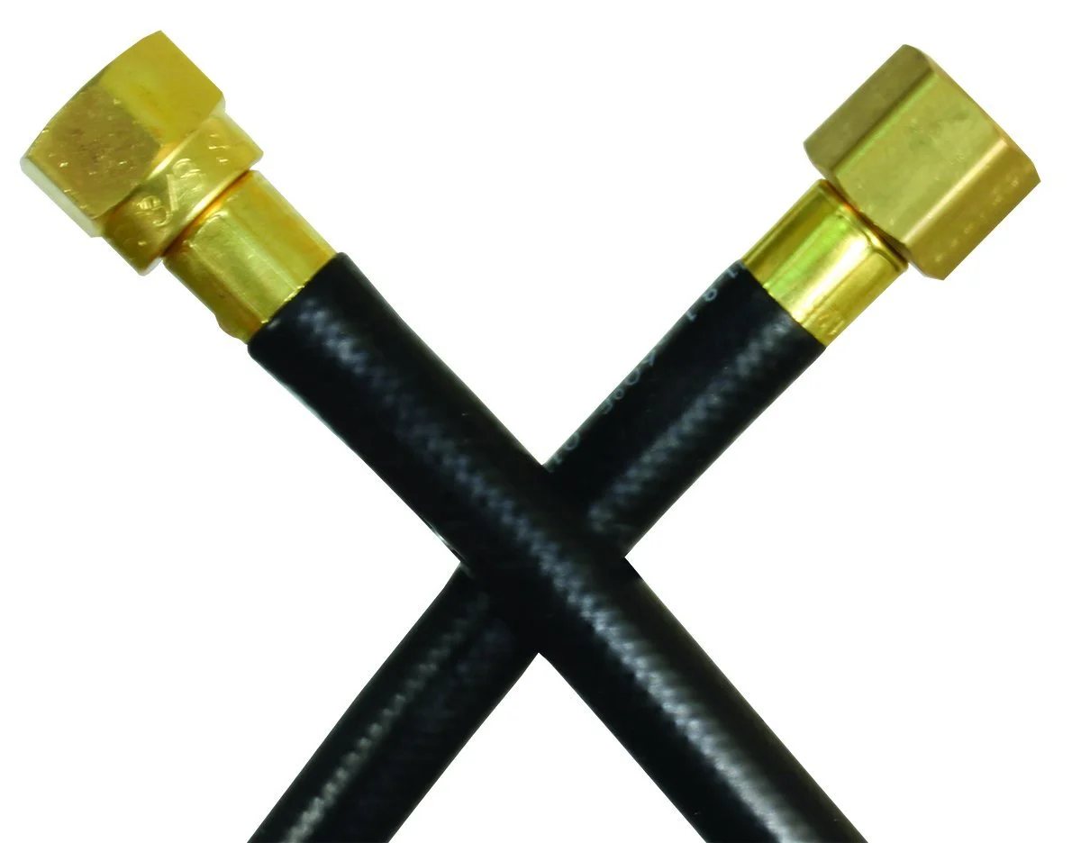 JR Products OEM LP Supply Hose 1/4" ID Rubber, Black