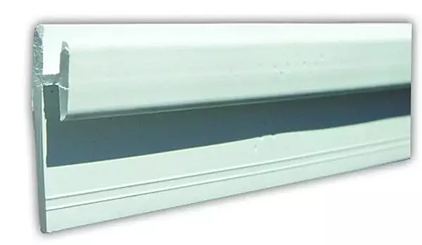 JR Products 80401 Wall Track - Type D, 96" - White 96 Inch