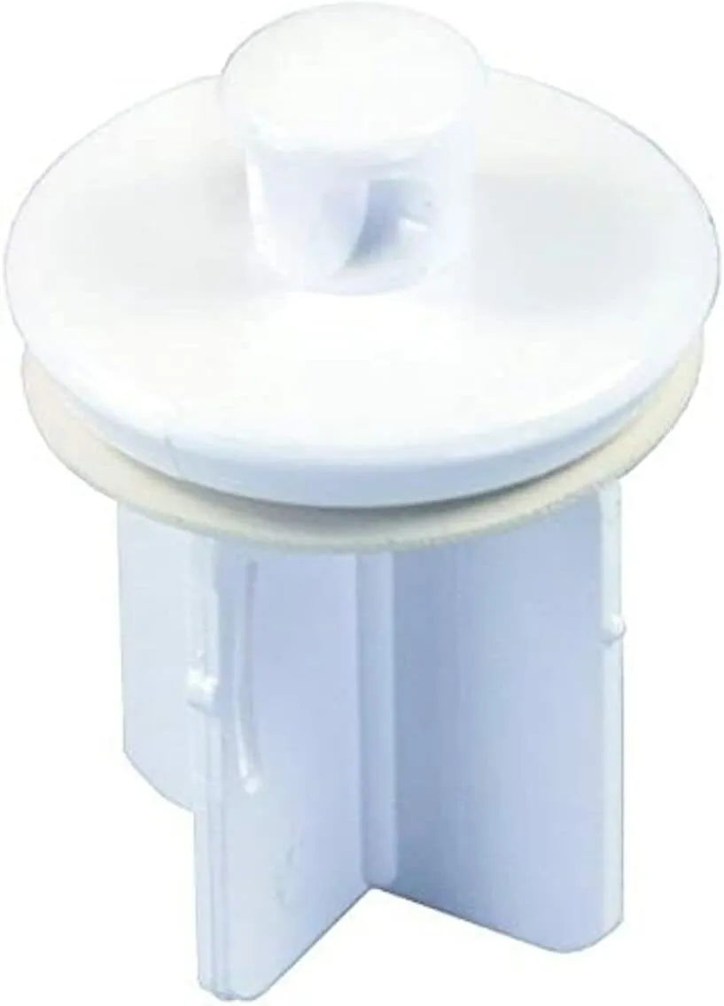 JR Products 95205 Four-Stem Pop-Up Stopper - White 1