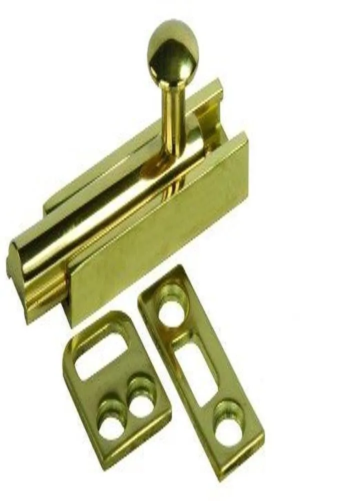 JR Products 20635 Brass Surface Bolt