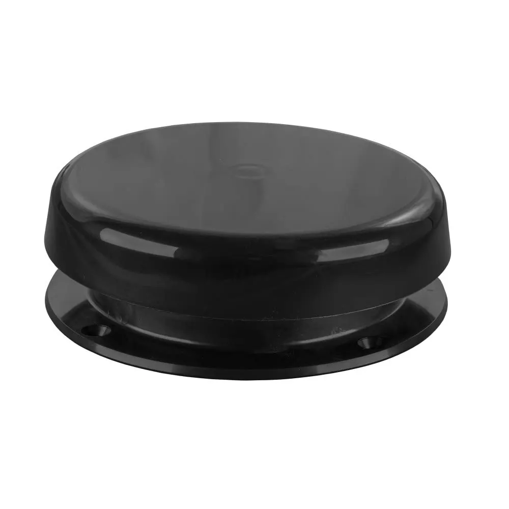 JR Products 02-29115 Mushroom Style Plumbing Vent (Black),1 Pack