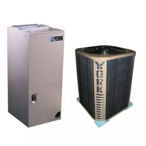 Juego Dividido Asiatico Heat Pump R410a York 48000 BTU HP R410a 13SEER 220/1/60 Frio/Calor- YMSFZH048BAAKB-X