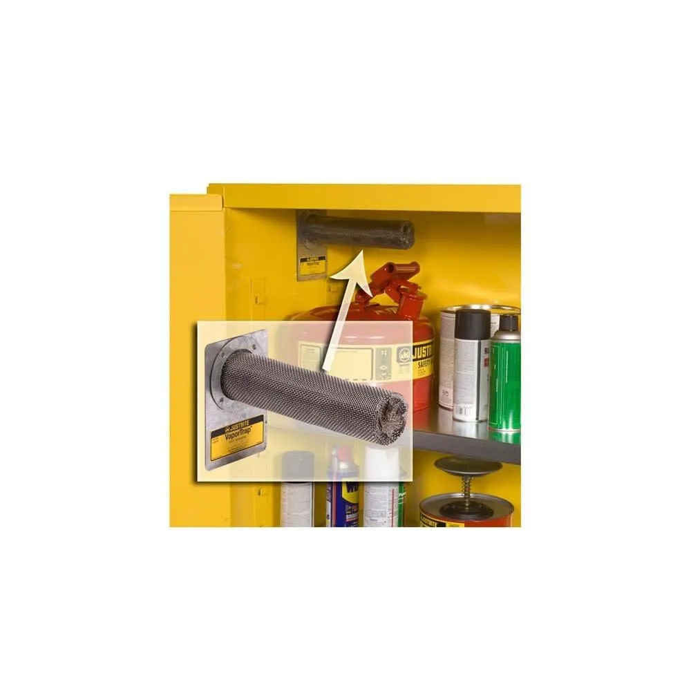 Justrite 29916 VaporTrap Cabinet Filter, 2-1/4" Diameter x 8-3/4" Length (Pack of 2)
