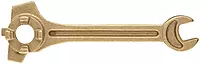 Justrite 08805 Brass Alloy Drum Bung Wrench