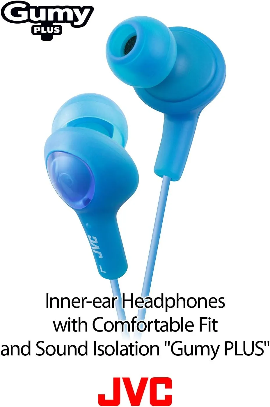JVC HAFX5 Gumy Plus Inner-Ear Headphones