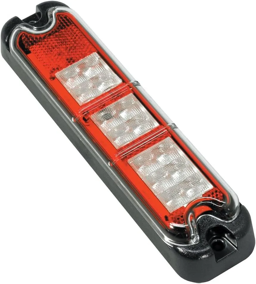 J.W. Speaker 0338061 Model 281 12V LED Stop, Tail, Turn Signal and Backup Light without Flasher