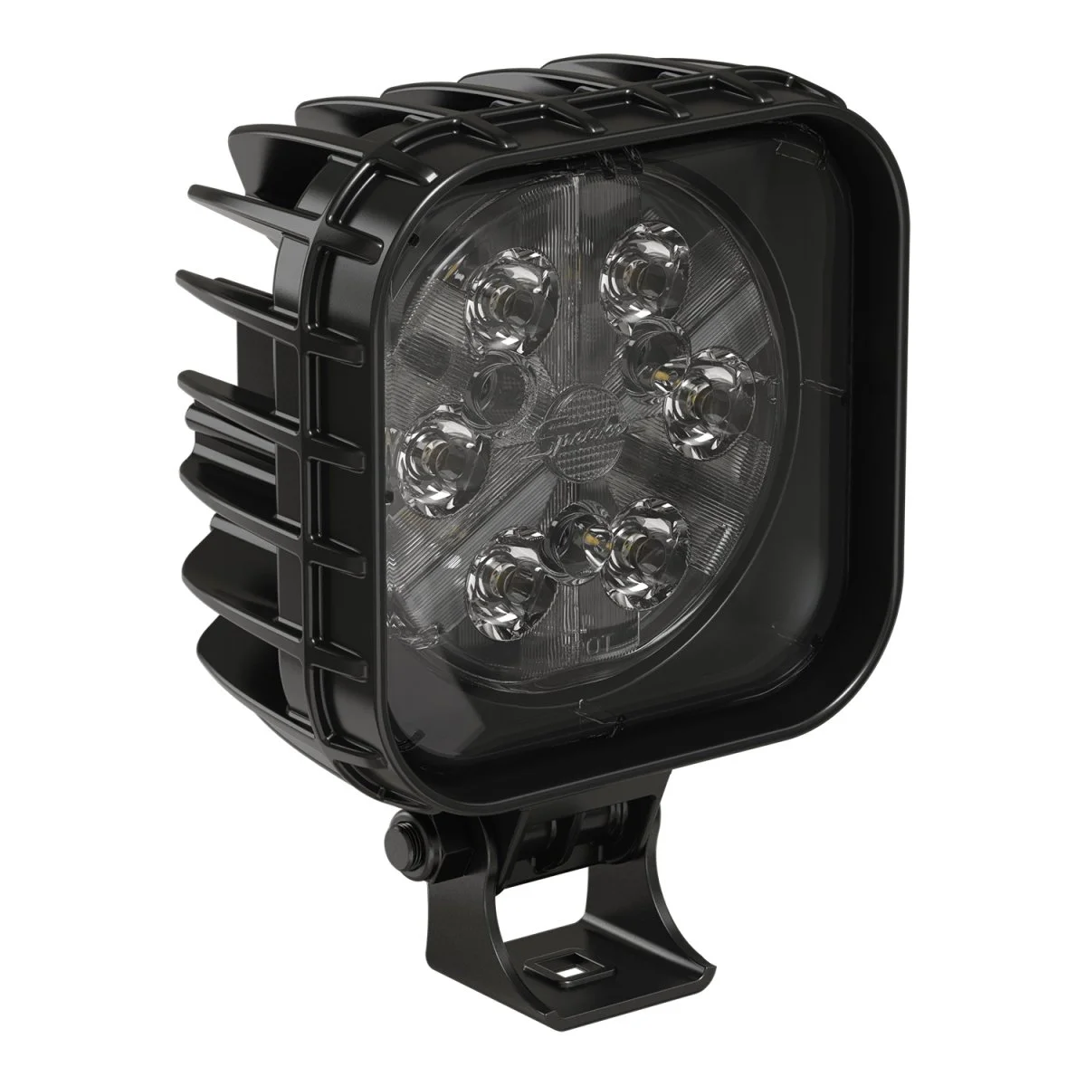 J.W. SPEAKER 1300181 Model 832 12-24V LED Auxiliary Work Light, 4 x 4 in, Flood Beam