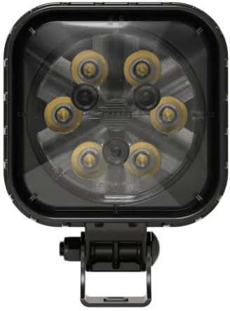 J.W. SPEAKER 1300181 Model 832 12-24V LED Auxiliary Work Light, 4 x 4 in, Flood Beam