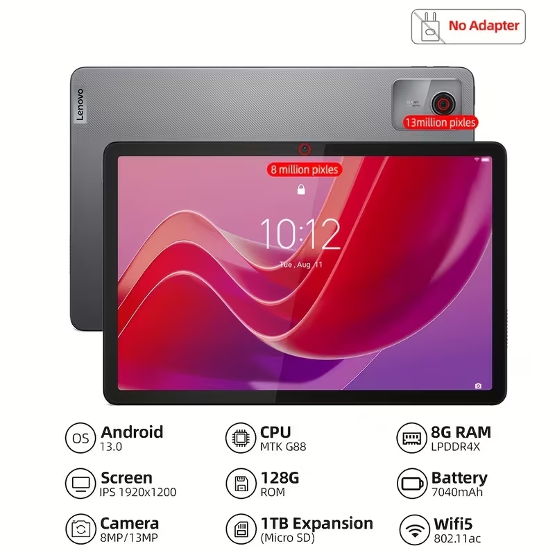 Lenovo Tab K10 - 10.3" 8GB RAM - 128GB ROM - 4G LTE/Wi-Fi