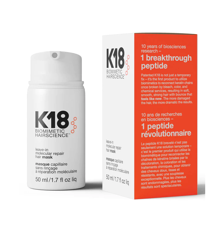 k18 leave-in molecular repair hair mask 50ml