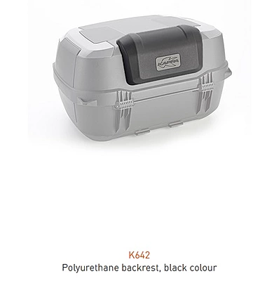 KAPPA MONOLOCK TOPBOX PLASTIC, GREY PANELS K45N (45Lt)