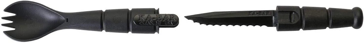 Kabar - Field KIT Spork/Knife - 3 Pac with 1 OD Green - 1 Black - and 1 Dark Brown