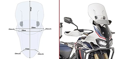 KAPPA HONDA SCREEN AIRSTREAM AFRICA TWIN 1000 - KAF1144