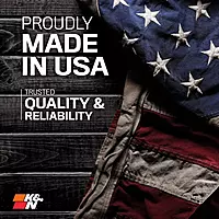 K&N High-Flow Original Lifetime Engine Air Filter: Increase Power: Premium, Washable: Compatible with 2013-2024 Cadillac/Chevrolet: ATS, CTS, Camaro, 33-2496