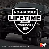 K&N High-Flow Lifetime Engine Air Filter 33-2144 — Washable, Premium Replacement for Lexus/Toyota