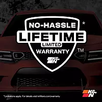 K&N High-Flow Lifetime Engine Air Filter 33-2431 - Fits 2010-2014 Ford Mustang