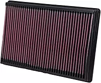 K&N High-Flow Original Lifetime Engine Air Filter: Increase Power: Premium, Washable: Compatible with Select 2002-2025 Dodge/Ram: 1500, 2500, 3500, 4500, 5500, 33-2247 (Pack of 1) Air Filter