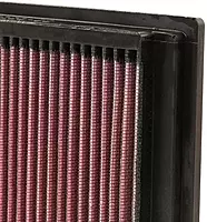 K&N High-Flow Original Lifetime Engine Air Filter: Increase Power & Acceleration, Washable, Premium, Replacement Car Air Filter: Compatible with 2005-2019 Chevy(Corvette) 33-2305