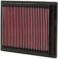 K&N High-Flow Original Lifetime Engine Air Filter: Increase Power & Acceleration, Washable, Premium, Replacement Car Air Filter: Compatible with 2005-2019 Chevy(Corvette) 33-2305