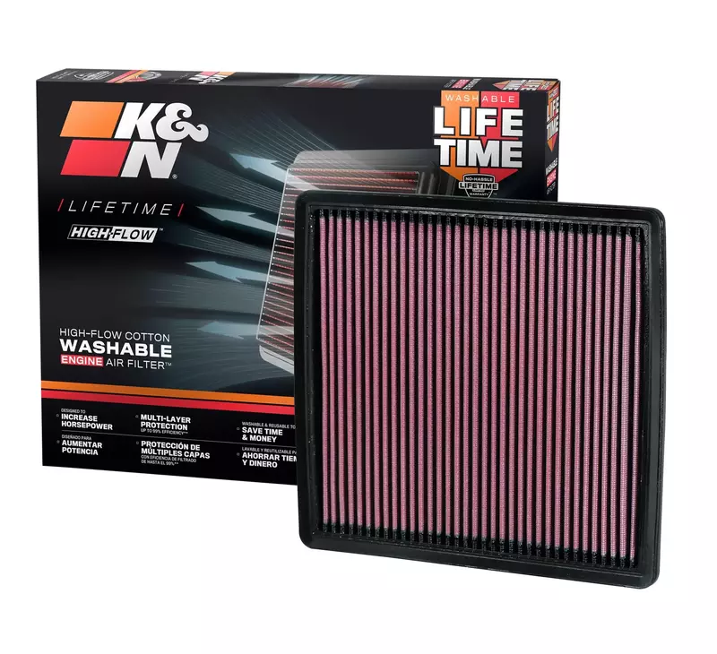 K&N High-Flow Engine Air Filter 33-2385 – Fits Ford/Lincoln Expedition & F-Series