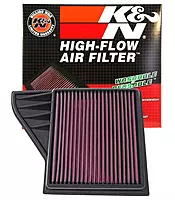 K&N High-Flow Lifetime Engine Air Filter 33-2431 - Fits 2010-2014 Ford Mustang