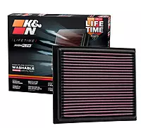K&N High-Flow Original Lifetime Engine Air Filter 33-2435